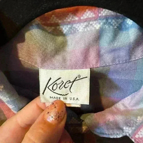 Women’s Koret Button Down Long Sleeve Shirt light weight Size 12 - Picture 4 of 6